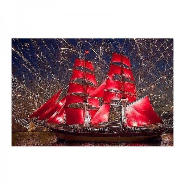 Red Sail Ship
