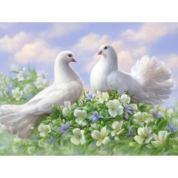Flower Doves