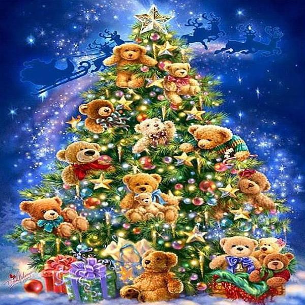 Teddybear Christmas Tree