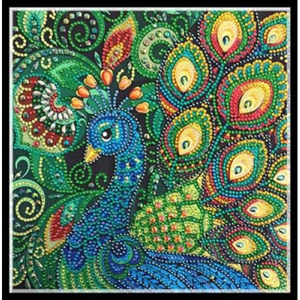 Peacock Crystal Rhinestones
