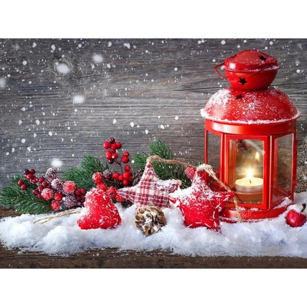 Winter Red Lantern