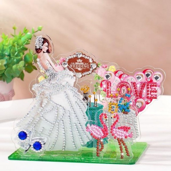 Bride in Love 3D Acrylic